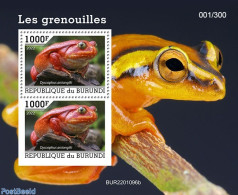 Burundi 2022 Frogs, Mint NH, Nature - Frogs & Toads - Autres & Non Classés