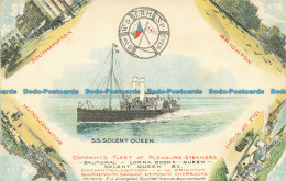 R635668 Bournemouth. Southampton. Brighton. S. S. Solent Queen. E. J. Erampton - Mundo