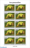 Burundi 2022 Frogs, Mint NH, Nature - Frogs & Toads - Other & Unclassified