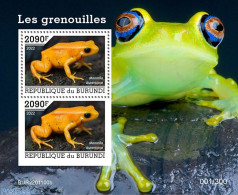 Burundi 2022 Frogs, Mint NH, Nature - Frogs & Toads - Other & Unclassified