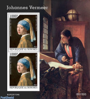 Burundi 2022 Johannes Vermeer, Mint NH, Art - Paintings - Altri & Non Classificati