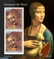 Burundi 2022 Leonardo Da Vinci, Mint NH, Art - Leonardo Da Vinci - Paintings - Otros & Sin Clasificación