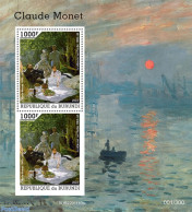 Burundi 2022 Claude Monet, Mint NH, Art - Paintings - Other & Unclassified