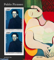 Burundi 2022 Pablo Picasso, Mint NH, Art - Pablo Picasso - Paintings - Other & Unclassified
