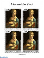 Burundi 2022 Leonardo Da Vinci, Mint NH, Art - Leonardo Da Vinci - Paintings - Sonstige & Ohne Zuordnung