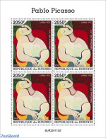 Burundi 2022 Pablo Picasso, Mint NH, Art - Pablo Picasso - Paintings - Sonstige & Ohne Zuordnung