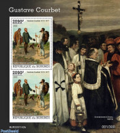 Burundi 2022 Gustave Courbet, Mint NH, Art - Paintings - Autres & Non Classés
