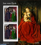 Burundi 2022 Jan Van Eyck, Mint NH, Art - Paintings - Other & Unclassified