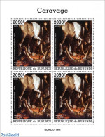 Burundi 2022 Caravaggio, Mint NH, Nature - Horses - Art - Paintings - Altri & Non Classificati