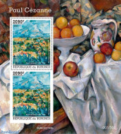 Burundi 2022 Paul Cezanne, Mint NH, Art - Paintings - Autres & Non Classés