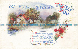 R635690 On Your Birthday To Greet You. T. C. Pioneer Series. 1923 - Mundo