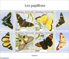 Togo 2022 Butterflies, Mint NH, Nature - Butterflies - Togo (1960-...)