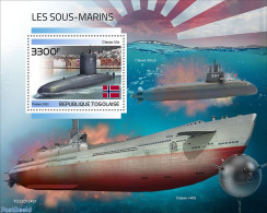 Togo 2022 Submarines, Mint NH, Transport - Ships And Boats - Bateaux
