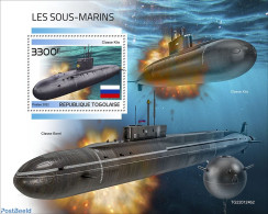 Togo 2022 Submarines, Mint NH, Transport - Ships And Boats - Bateaux