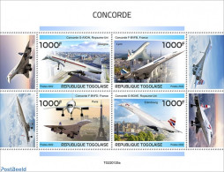 Togo 2022 Concorde, Mint NH, Transport - Concorde - Aircraft & Aviation - Concorde