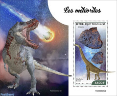 Togo 2022 Meteorites, Mint NH, History - Nature - Science - Geology - Prehistoric Animals - Meteorology - Préhistoriques