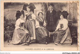 AHKP5-0397 - REGION - ALSACE - Costumes D'alsace Et Lorraine - Alsace