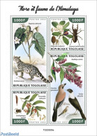 Togo 2022 Flora And Fauna Of The Himalayas, Mint NH, Nature - Birds - Cat Family - Flowers & Plants - Insects - Togo (1960-...)