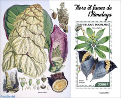 Togo 2022 Flora And Fauna Of The Himalayas, Mint NH, Nature - Butterflies - Flowers & Plants - Togo (1960-...)