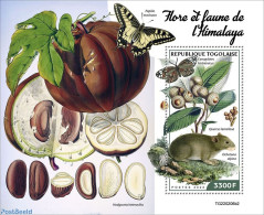 Togo 2022 Flora And Fauna Of The Himalayas, Mint NH, Nature - Animals (others & Mixed) - Butterflies - Flowers & Plants - Togo (1960-...)