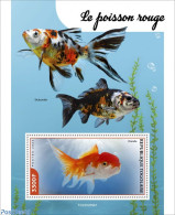 Togo 2022 Goldfish, Mint NH, Nature - Fish - Fishes