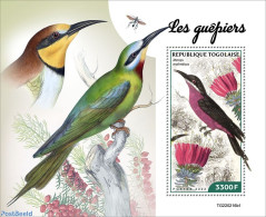 Togo 2022 Bee-eaters, Mint NH, Nature - Birds - Togo (1960-...)