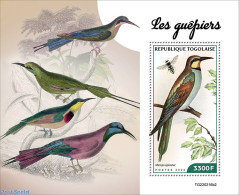 Togo 2022 Bee-eaters, Mint NH, Nature - Birds - Togo (1960-...)