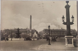 CPSM Circulée 1950, Paris (Seine) - Place De La Concorde Vers La Madeleine  (181) - Plazas
