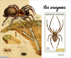 Togo 2022 Spiders, Mint NH, Nature - Insects - Togo (1960-...)