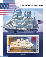 Togo 2022 Tall Ships , Mint NH, History - Transport - Flags - Ships And Boats - Bateaux