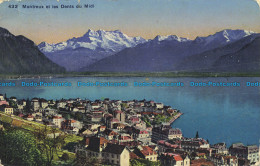 R635719 Montreux Et Les Dents Du Midi. Societe Graphique Neuchatel - Mundo