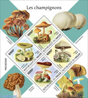 Niger 2022 Mushrooms, Mint NH, Nature - Mushrooms - Champignons