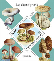 Niger 2022 Mushrooms, Mint NH, Nature - Mushrooms - Champignons