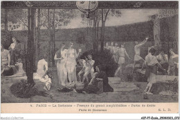 AIFP7-ECOLE-0732 - PARIS - La Sorbonne - Fresque Du Grand Amphithéâtre - Partie De Droite - Puvis Chavannes  - Schools