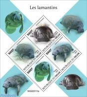 Niger 2022 Manatees, Mint NH, Nature - Sea Mammals - Niger (1960-...)