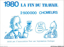 AHVP13-1149 - GREVE - 1980 - La Fin Du Travail - 2 500 000 Chomeurs  - Staking
