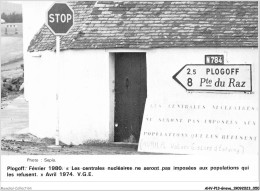 AHVP13-1139 - GREVE - Plogoff - Février 1980 - Les Centrales Nucléaires Ne Seront Pas Imposées Aux Populations  - Strikes