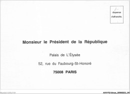 AHVP12-1087 - GREVE - Monsieur Le Président De La République  - Staking