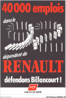 AHVP12-1069 - GREVE - 40000 Emplois Dans Le Monde Dependent De Renault - Defendons Billancourt  - Staking