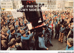 AHVP12-1032 - GREVE - Par Notre Lutte Longwy Siderurgie Vivra - 24 Janvier 1979 - Staking