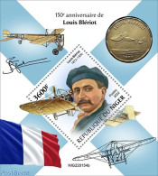 Niger 2022 150th Anniversary Of Louis Blériot, Mint NH, Transport - Aircraft & Aviation - Aerei