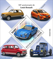 Niger 2022 145th Anniversary Of Louis Renault, Mint NH, Transport - Automobiles - Cars