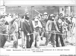 AHVP11-0957 - GREVE - Paris - Manifestation Du 23 Mars 1979 Contre Le Demantèlement De La Sidérurgie  - Sciopero