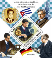 Niger 2022 80th Memorial Anniversary Of Jose Raul Capablanca, Mint NH, Sport - Chess - Schach