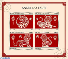 Niger 2022 Year Of The Tiger 2022, Mint NH, Nature - Various - Cat Family - Yearsets (by Country) - Unclassified