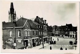 Photo Carte De Wervicq Vue Sur La Rue Du Pont Circulée Ed. Lits - Wervik