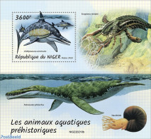 Niger 2022 Prehistoric Water Animals, Mint NH, Nature - Prehistoric Animals - Prehistory - Préhistoriques