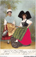 AHKP6-0539 - REGION - ALSACE - Elsässer Tracht - Costume Alsacien CARTE TISSUS - Alsace