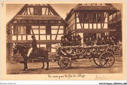 AHKP6-0491 - REGION - ALSACE - En Route Pour La Fête Du Village - Alsace