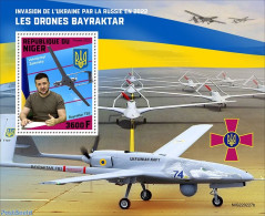 Niger 2022 Bayraktar Drones, Mint NH, Transport - Aircraft & Aviation - Drones - Vliegtuigen